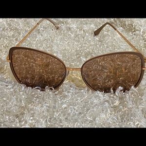 Torrid: Rose Gold Aviator Sunglasses.